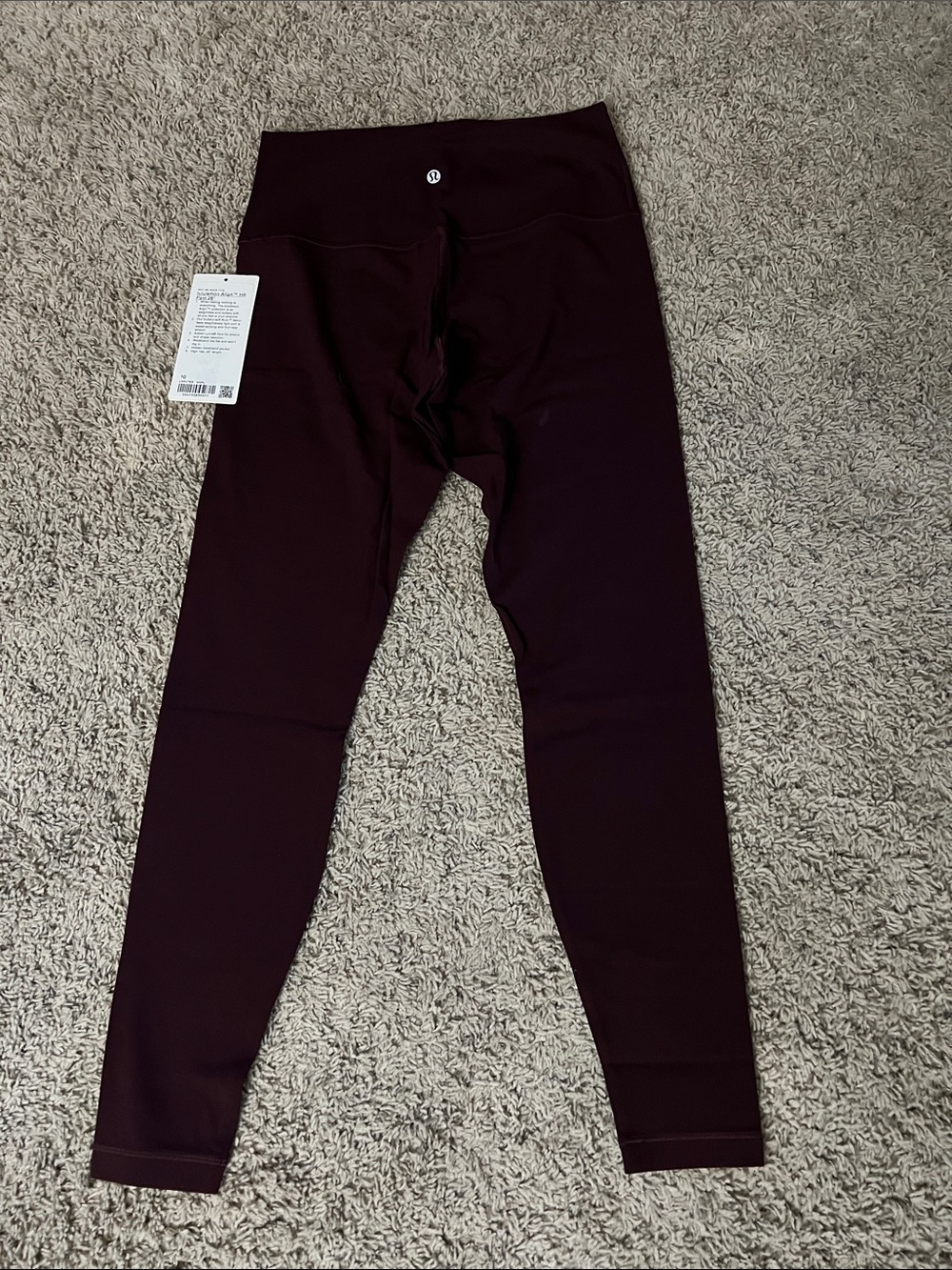 NEW Lululemon Align Women’s Deep Burgundy High-Rise Leggings
